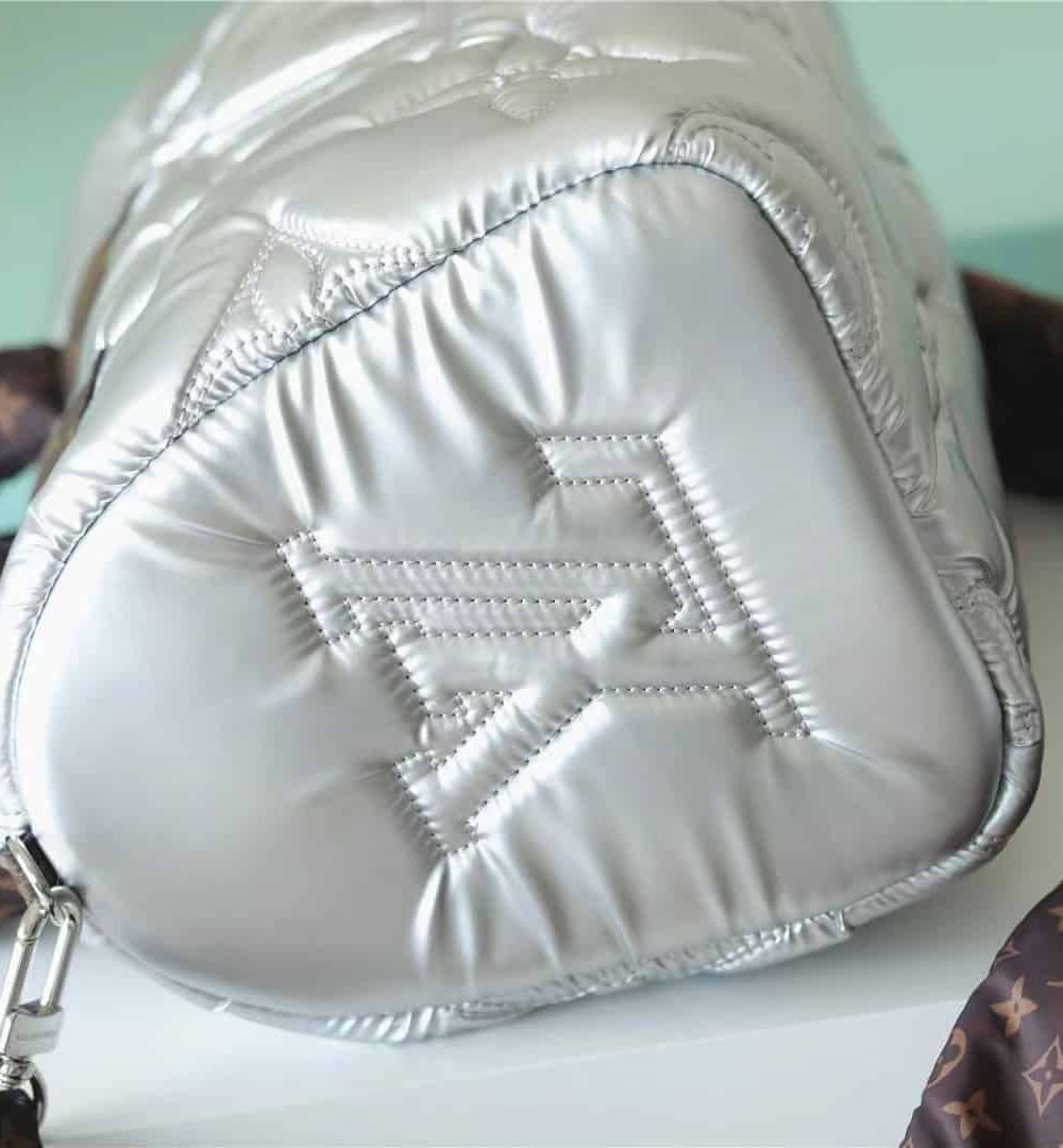 1:1 Replica Louis Vuitton LV Speedy Bandoulière 25 Sliver Tone/Blue Luxury Bag For Women‎ M20973 - 9.8in/25cm