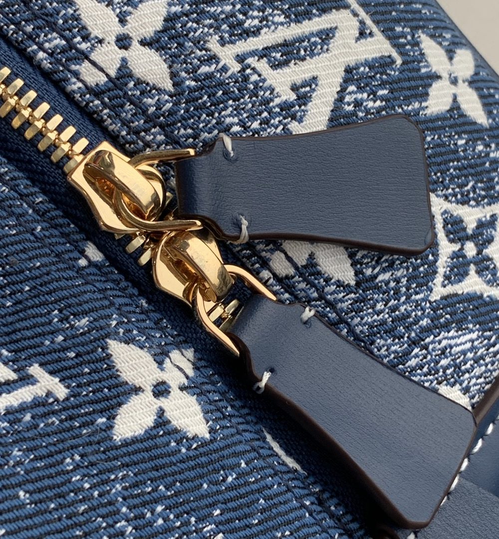 1:1 Replica Louis Vuitton LV LV Square Denim Monogram Canvas Luxury Bag For Women M59611 - 6.3in/16cm