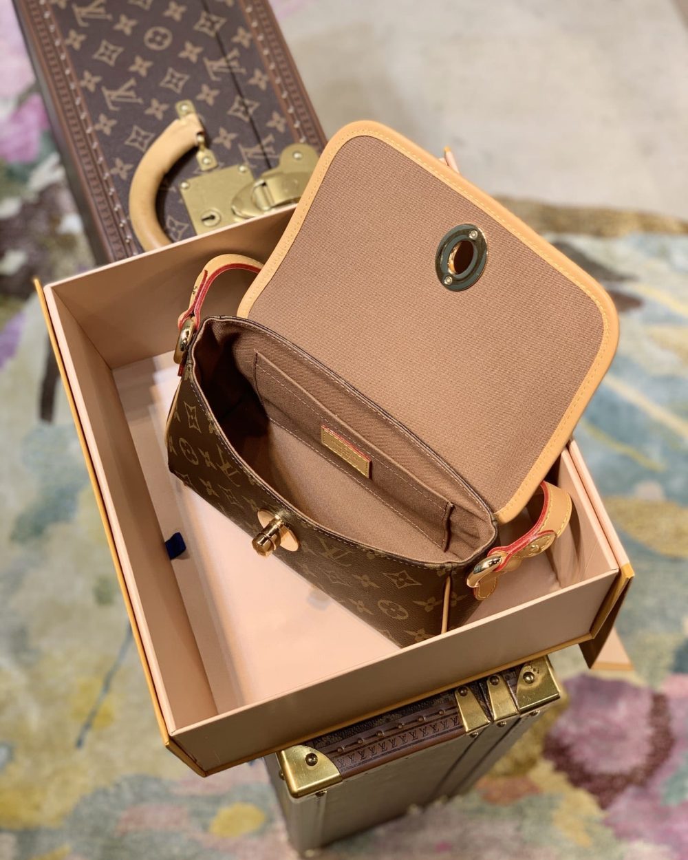 1:1 Replica Louis Vuitton LV Tikal PM Monogram Canvas Luxury Bag For Women M40078 - 23cm