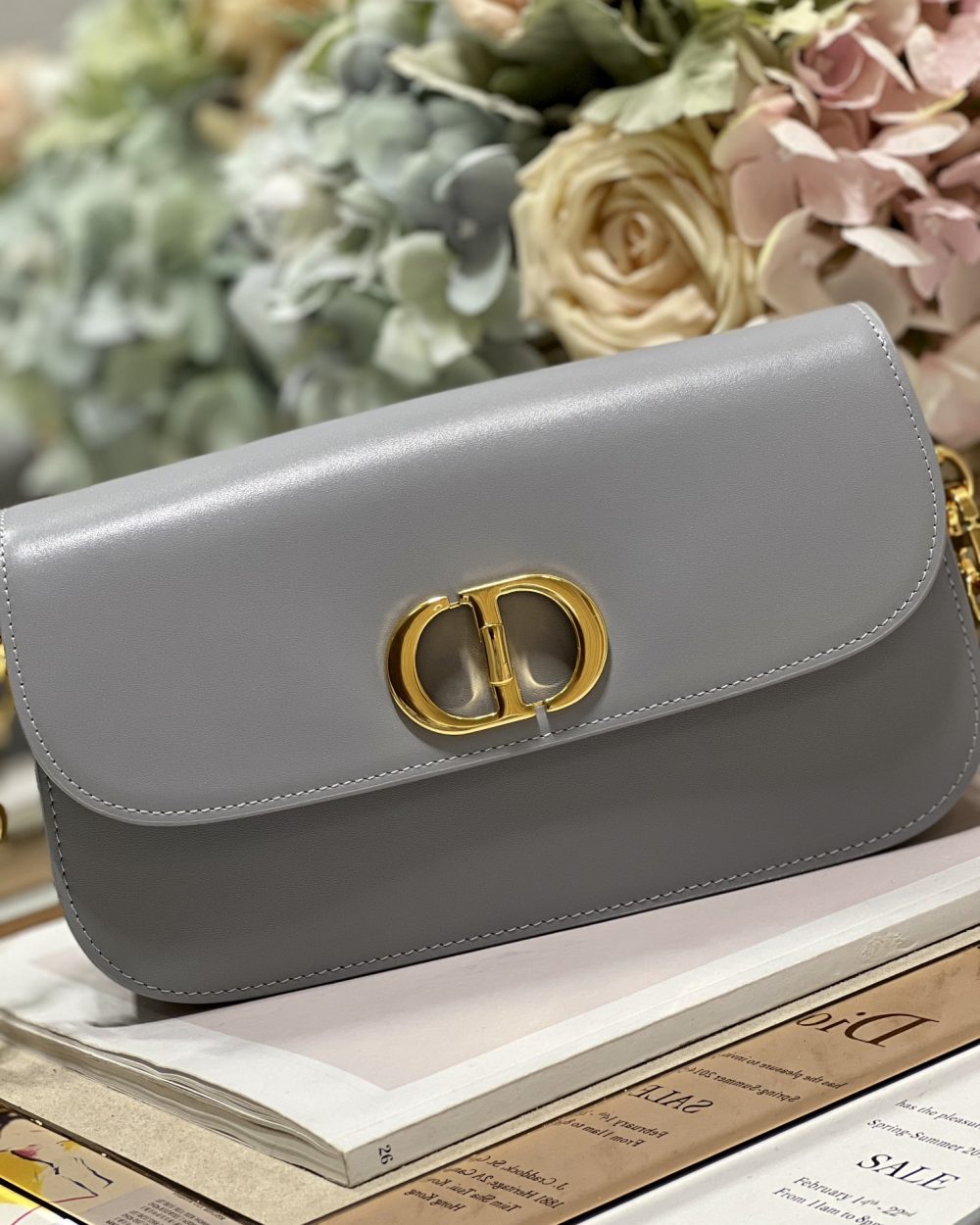 1:1 Replica 30 Montaigne Avenue Bag Black/White/Blue/Beige/Light Pink For Women 9 in/ 22.5cm M9260UMOA_M900