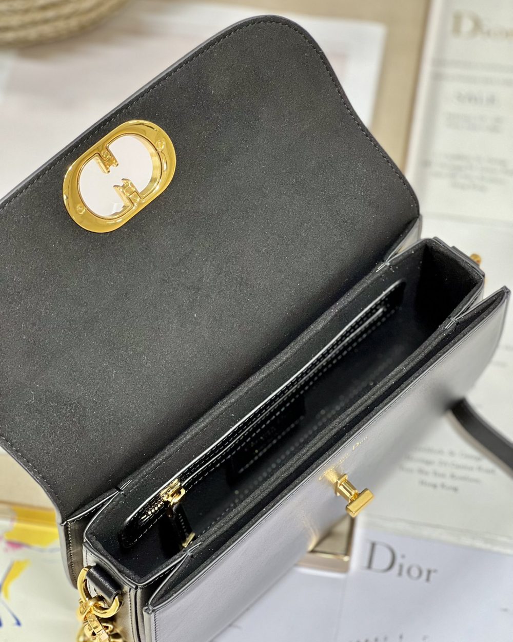 1:1 Replica 30 Montaigne Avenue Bag Black/White/Blue/Beige/Light Pink For Women 9 in/ 22.5cm M9260UMOA_M900