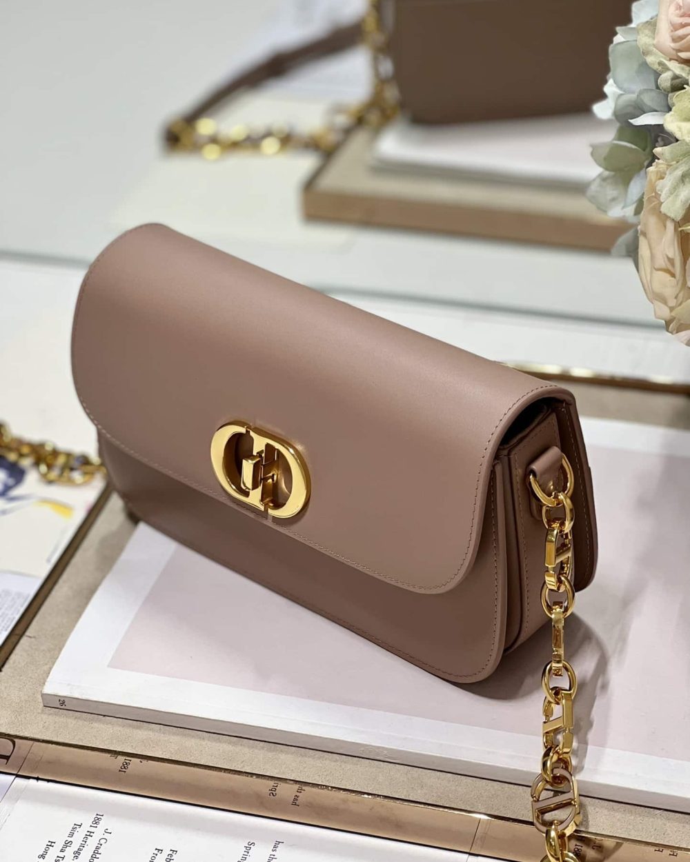 1:1 Replica 30 Montaigne Avenue Bag Black/White/Blue/Beige/Light Pink For Women 9 in/ 22.5cm M9260UMOA_M900