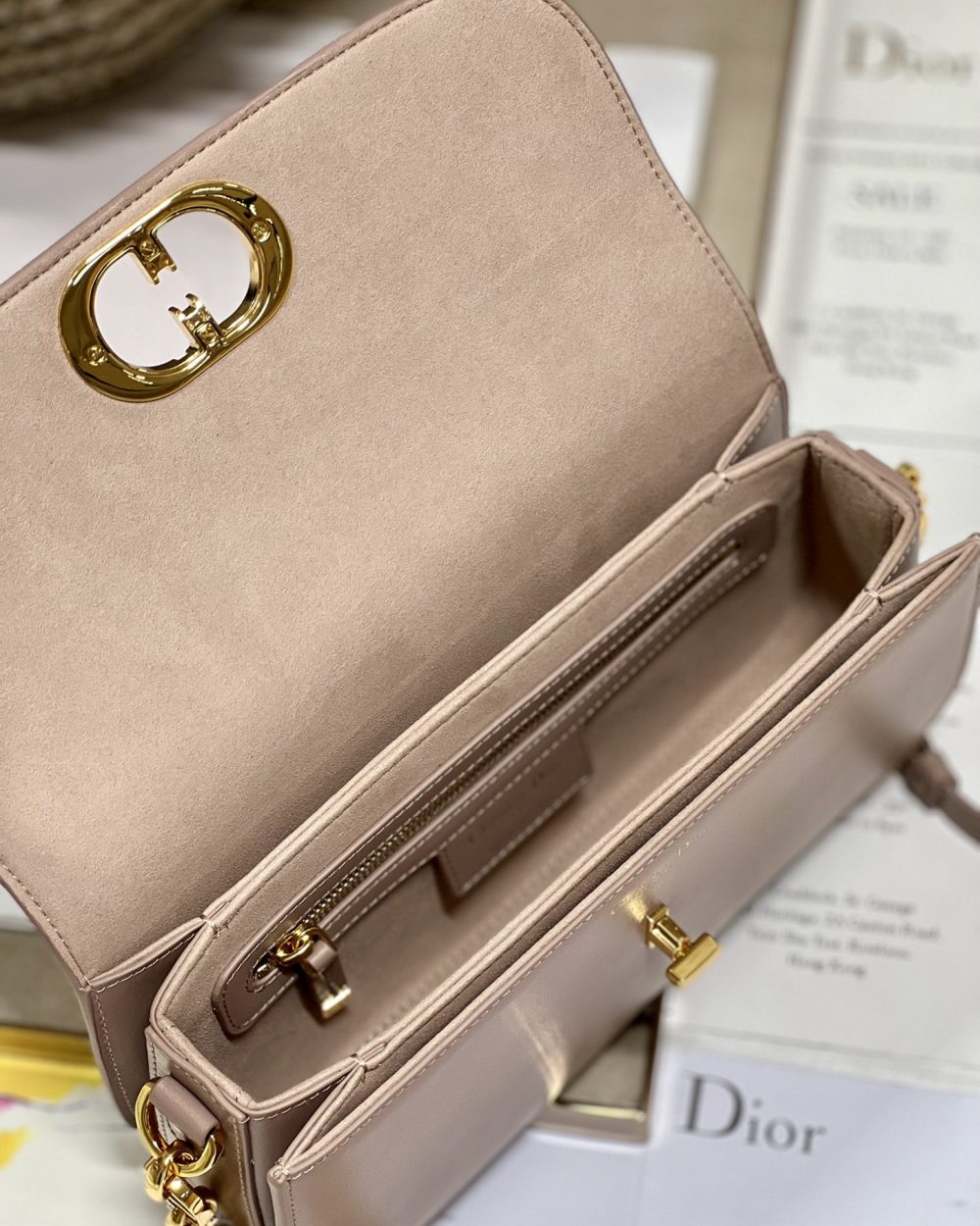 1:1 Replica 30 Montaigne Avenue Bag Black/White/Blue/Beige/Light Pink For Women 9 in/ 22.5cm M9260UMOA_M900