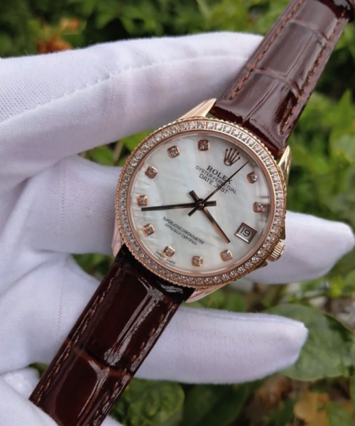 Rolex Datejust Perpetual 36mm Gold Toned For Women