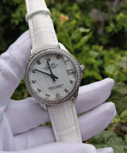 Rolex Datejust Perpetual 36mm Silver Toned For Women