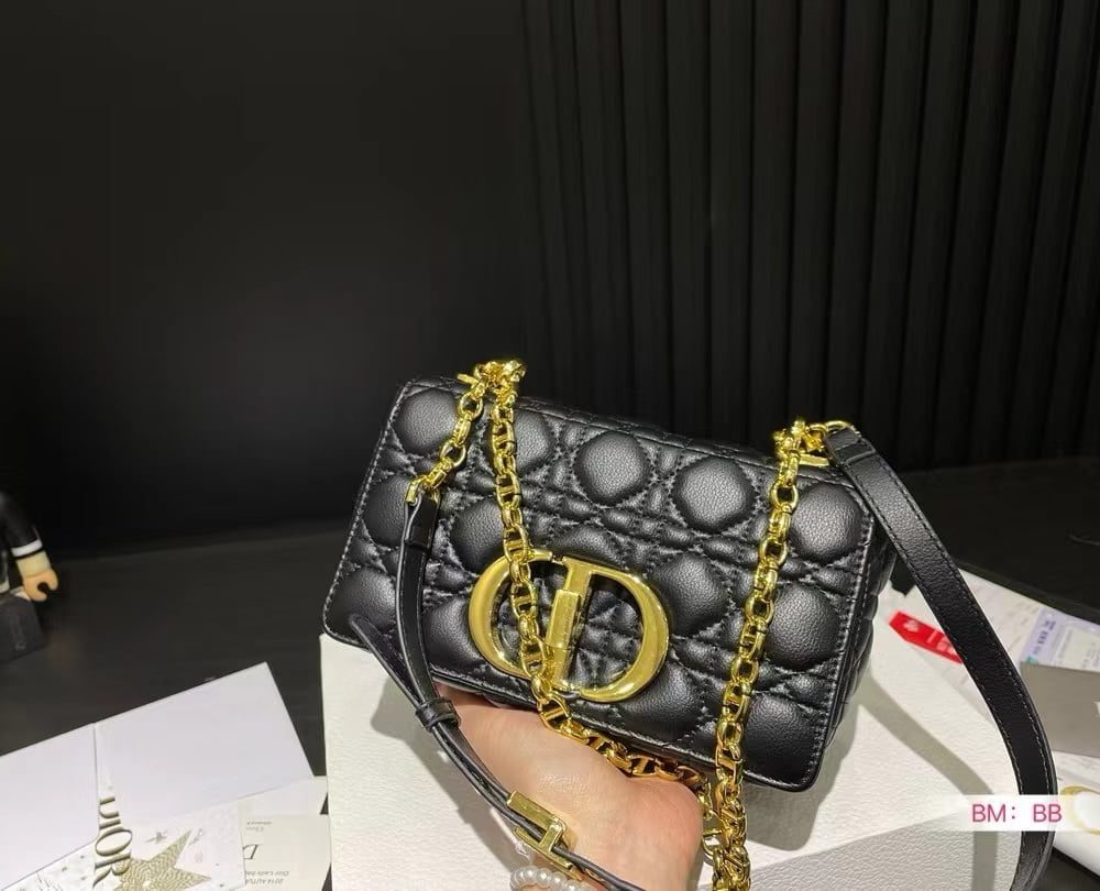 DM55 - 1:1 Replica Dior Bag Black For Women
