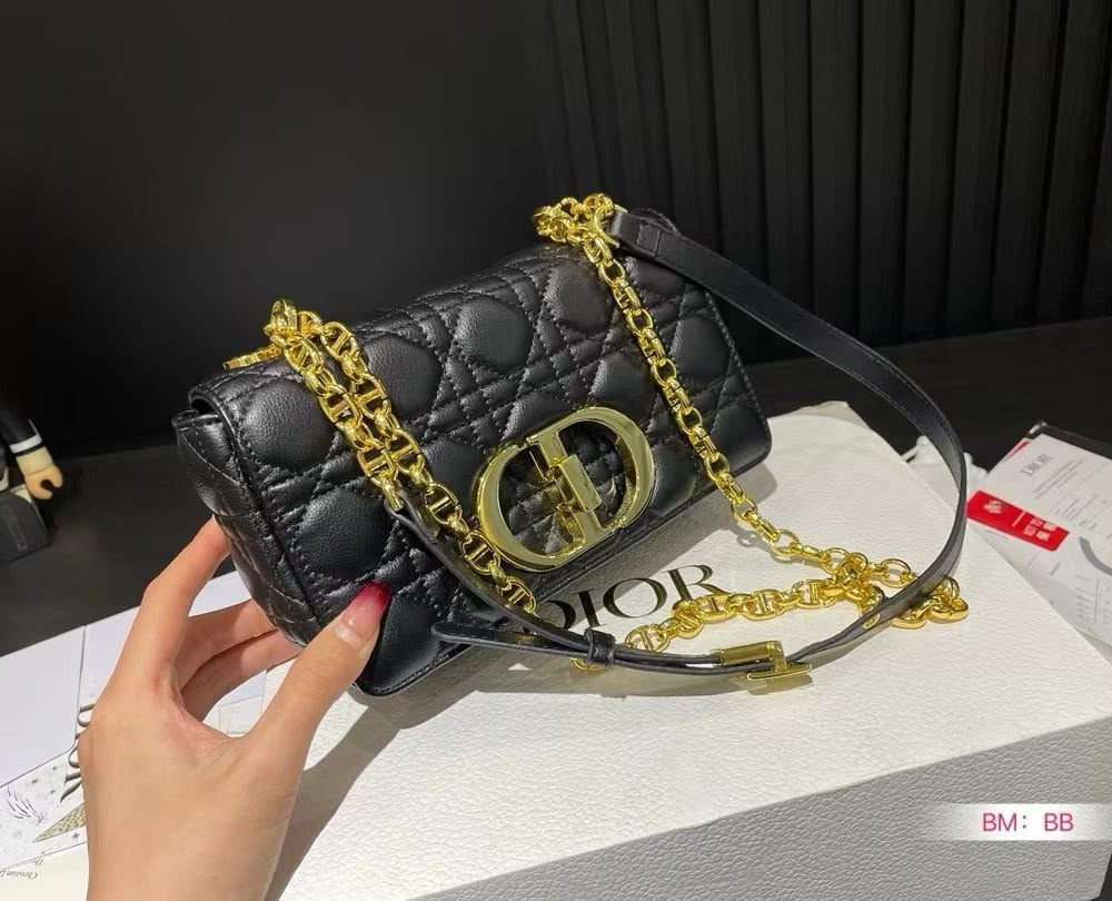 DM55 - 1:1 Replica Dior Bag Black For Women