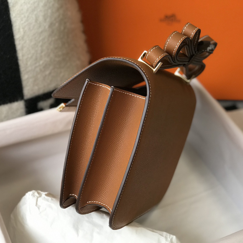 1:1 Replica Hermes Constance 23 Epsom Brown For Women, Women’s Handbags, Shoulder Bags 9in/23cm - Image 5