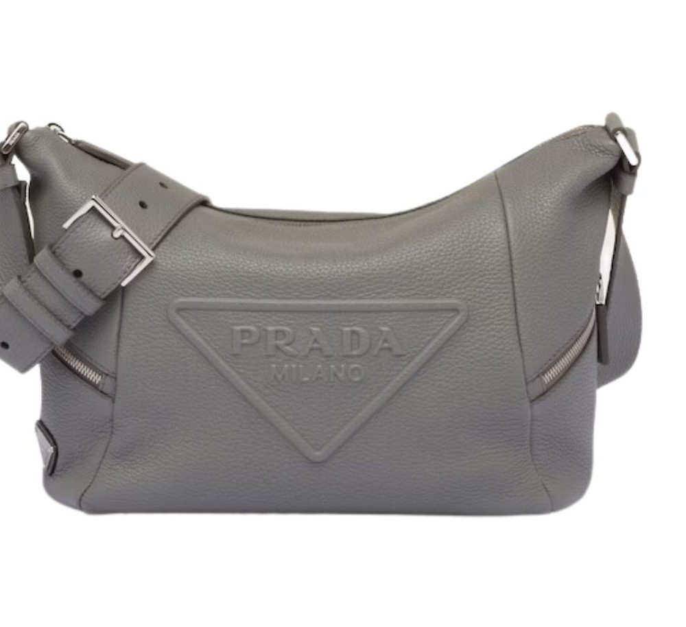 Bag With Shoulder Strap In Grey For Women 10.2 in/ 26cm 2VH165_2BBE_F0K44_V_OOO