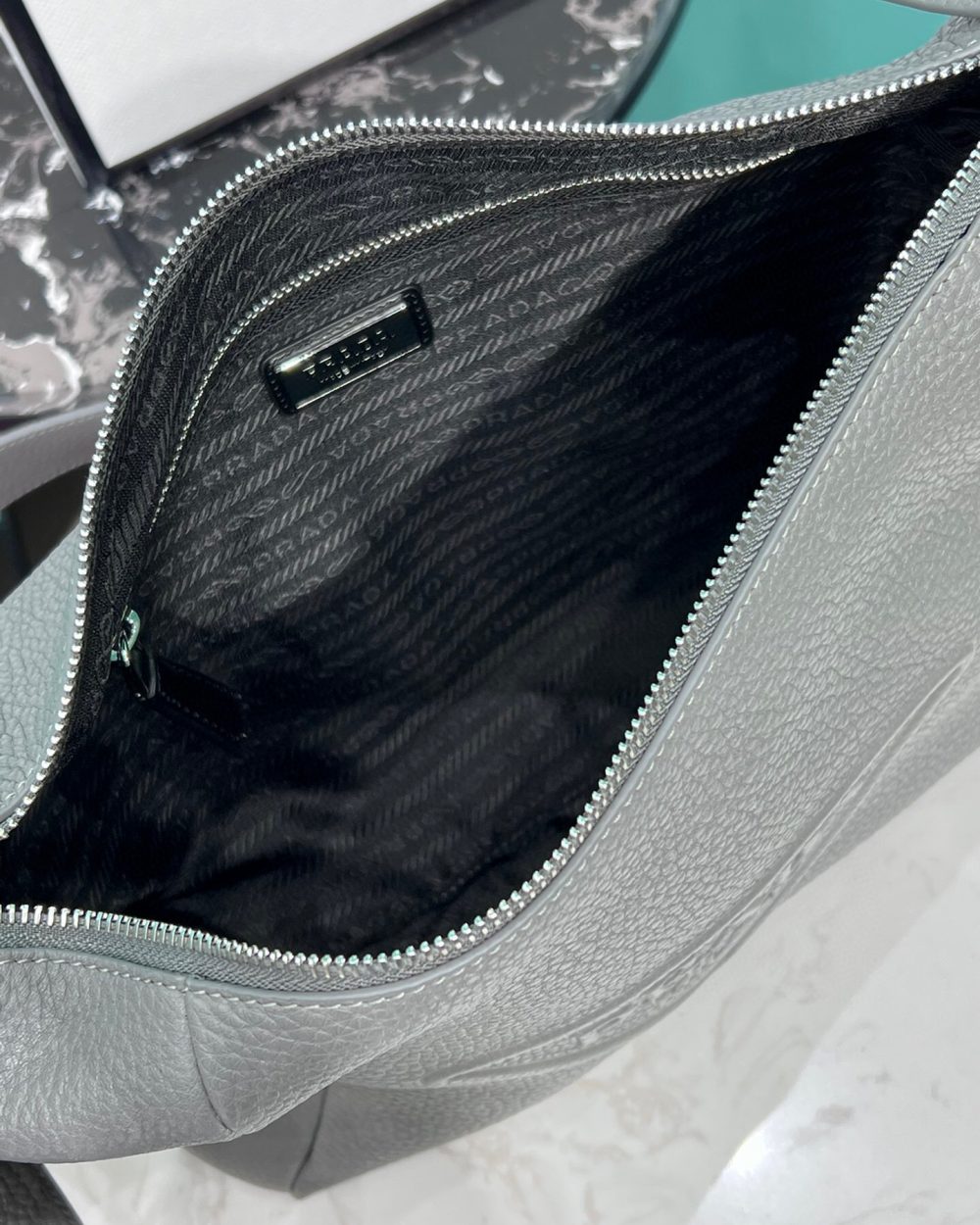 Bag With Shoulder Strap In Grey For Women 10.2 in/ 26cm 2VH165_2BBE_F0K44_V_OOO