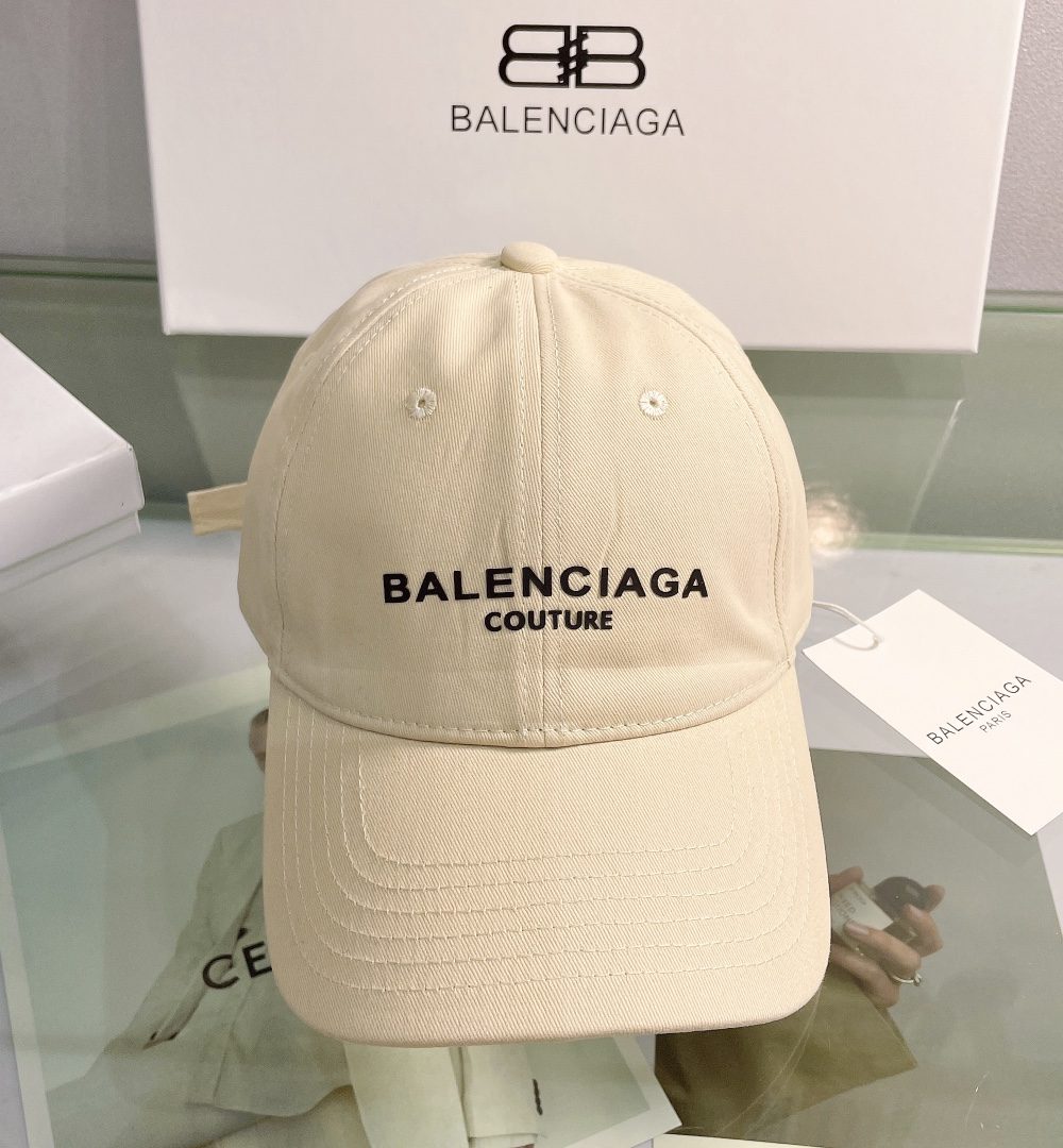 Balenciaga Political Campaign Cap In Beige