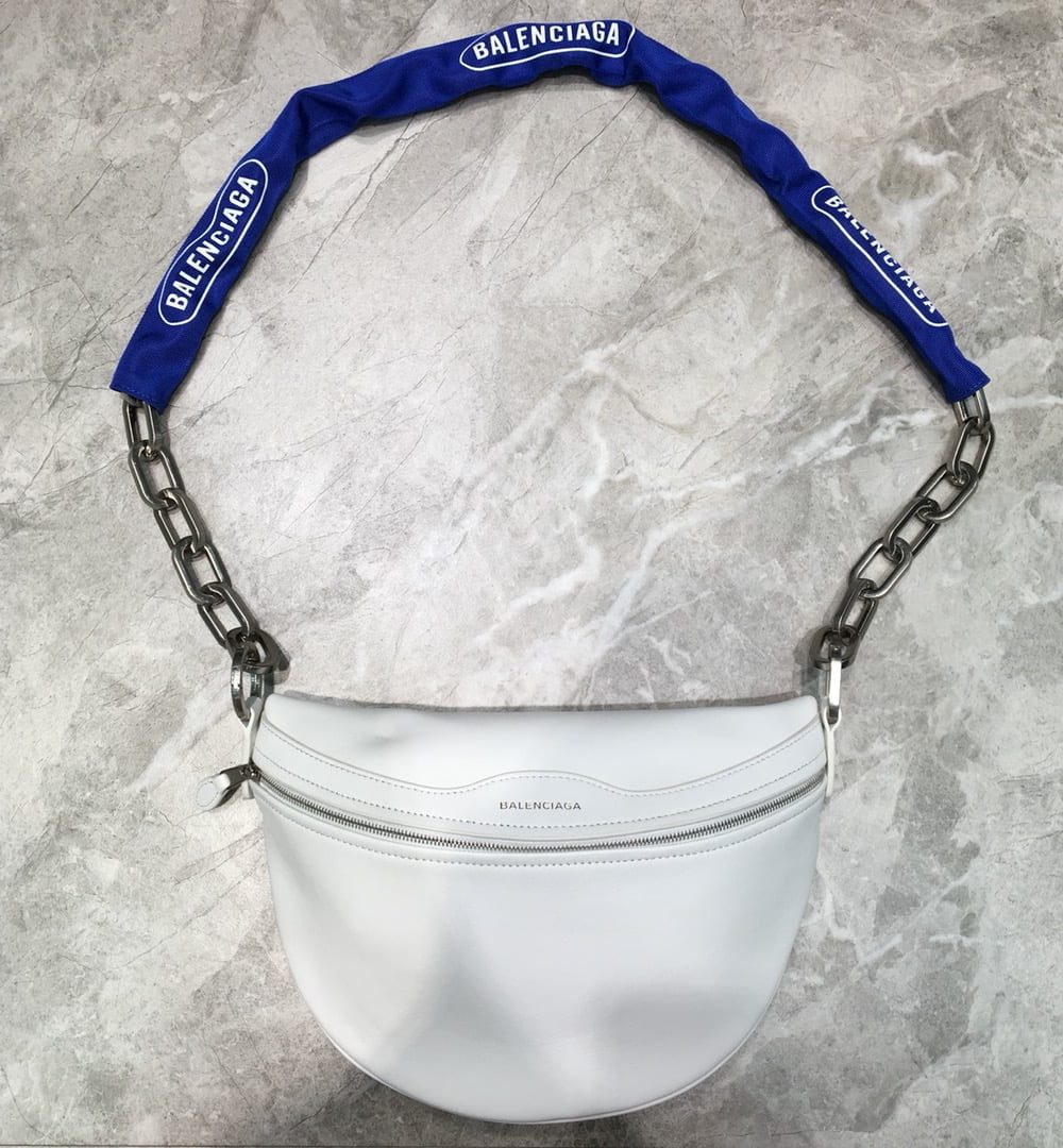 Balenciaga Souvenir XXS Belt Bag In White, For Women, Women's Bags 11.8in/30cm