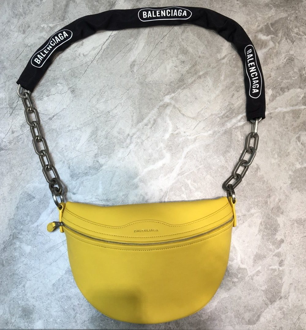 Balenciaga Souvenir XXS Belt Bag In Yellow, For Women, Women's Bags 11.8in/30cm