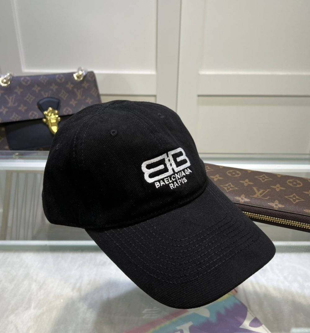 Balenciage BB Paris Icon Cap Black Cap