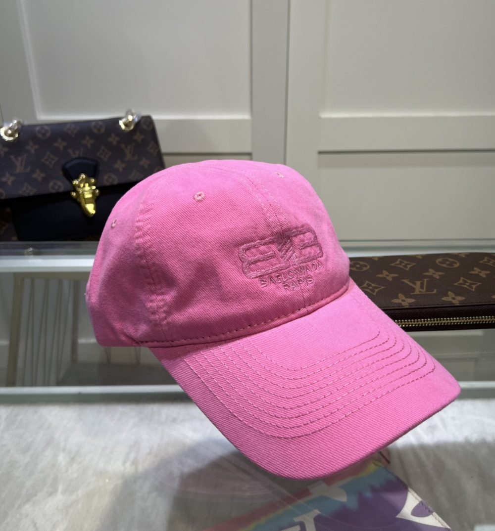 Balenciage BB Paris Icon Cap Pink Cap 704105410B20565