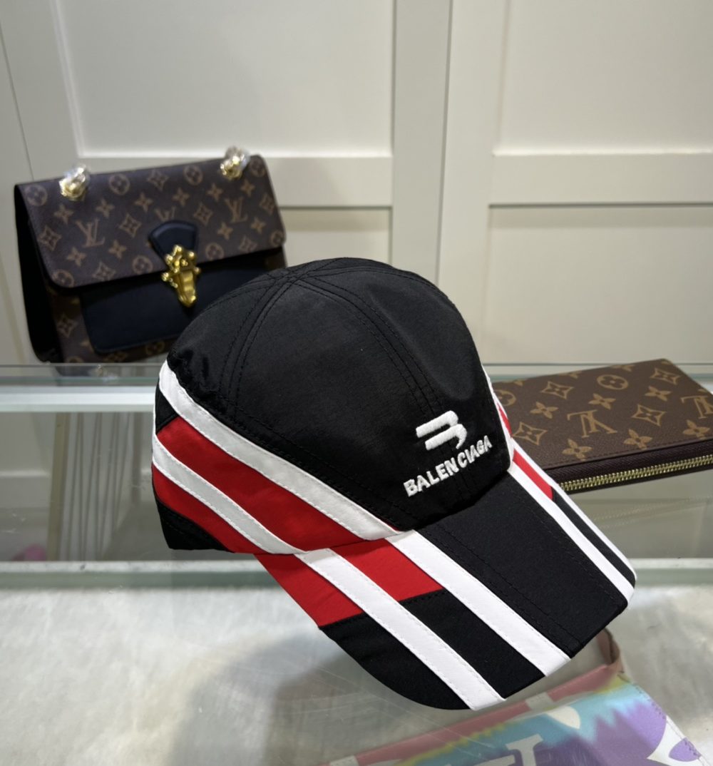 Balenciage Logo Visor Cap Black Cap