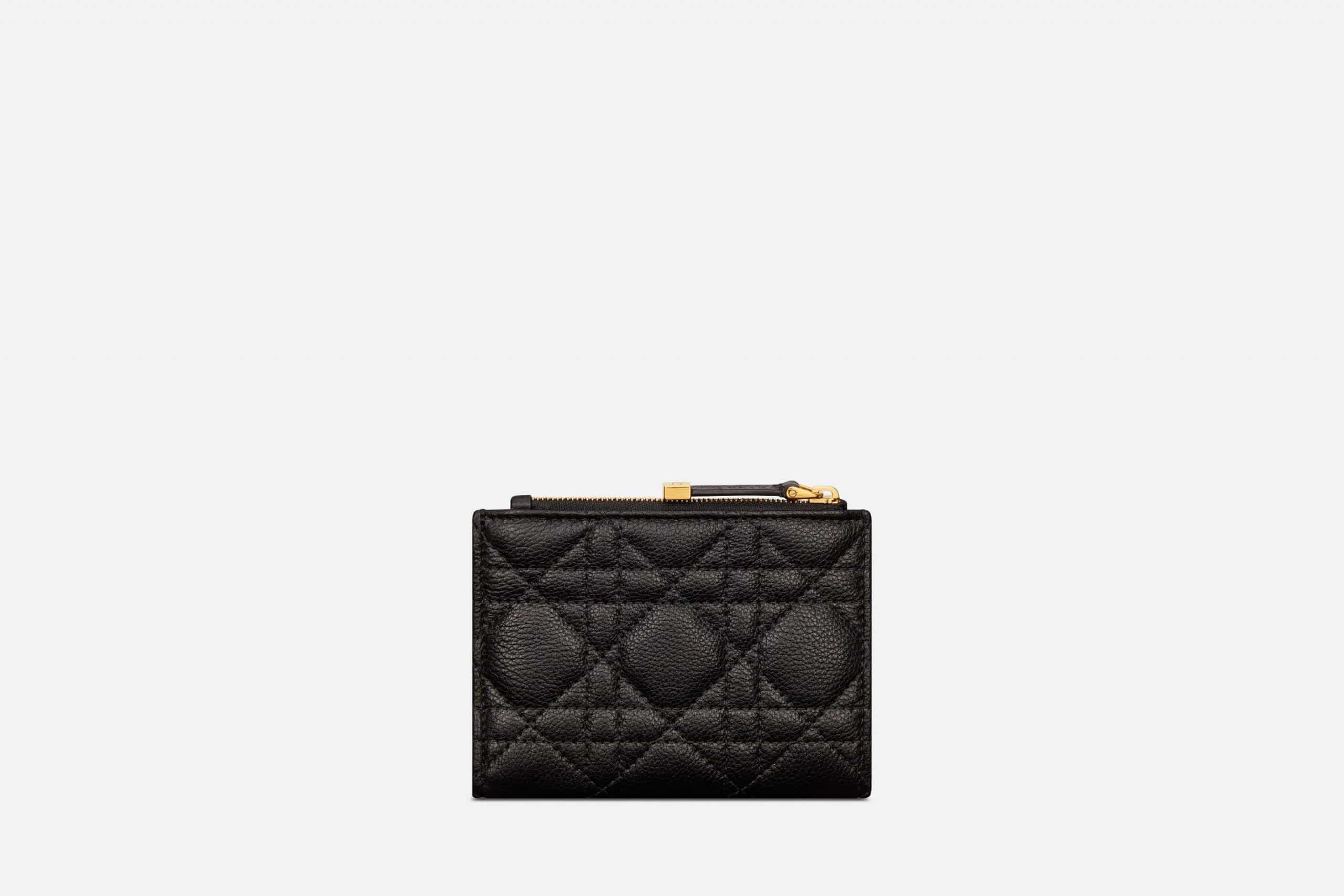 1:1 Replica Caro Dahlia Wallet Black For Women S5173UWHC_M900 11.5cm/4.5 inch - Image 4