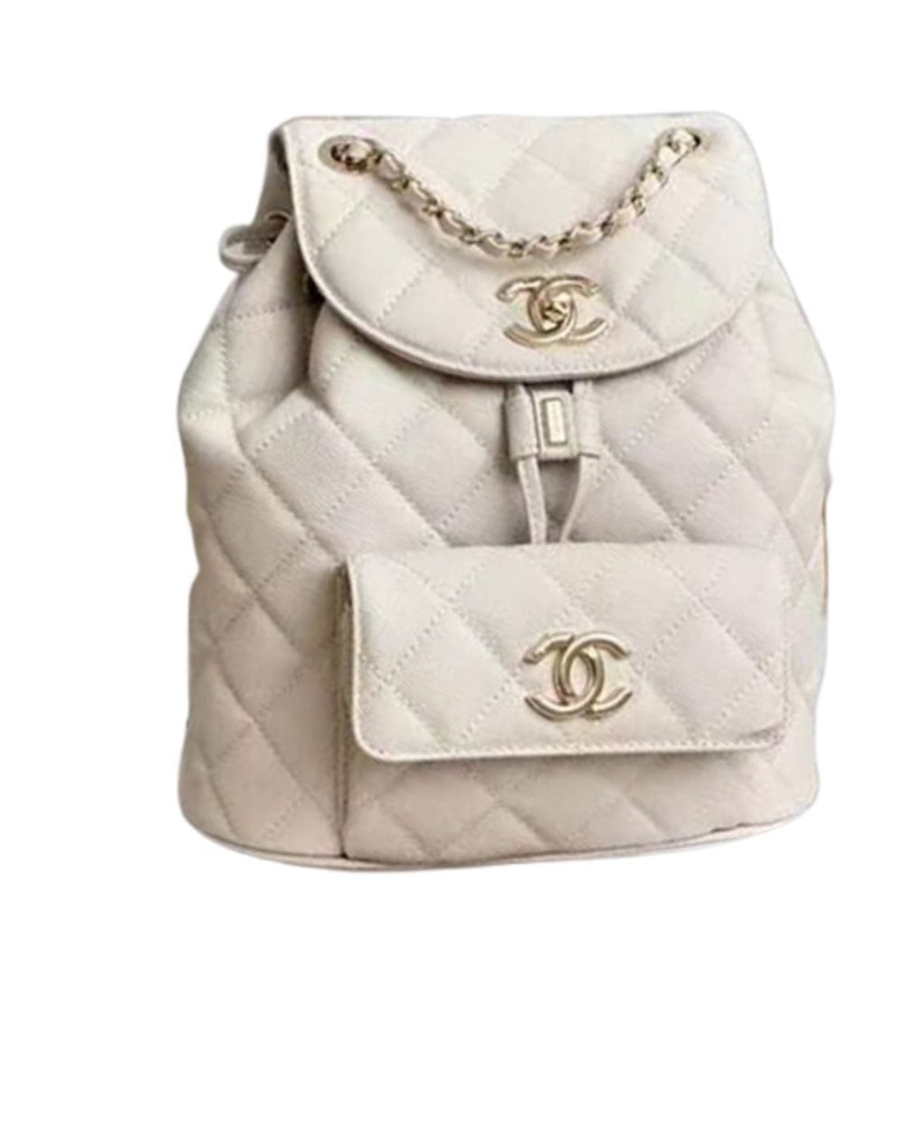 [REP 1:1] Caviar Vintage Duma Backpack Black/White/Red For Women 9.5in / 24cm AS1371