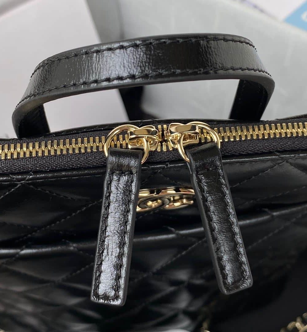 [REP 1:1] CC Rucksack Backpack Black/White/Pink/ Steel Blue For Women 7.1in / 18cm AS3332