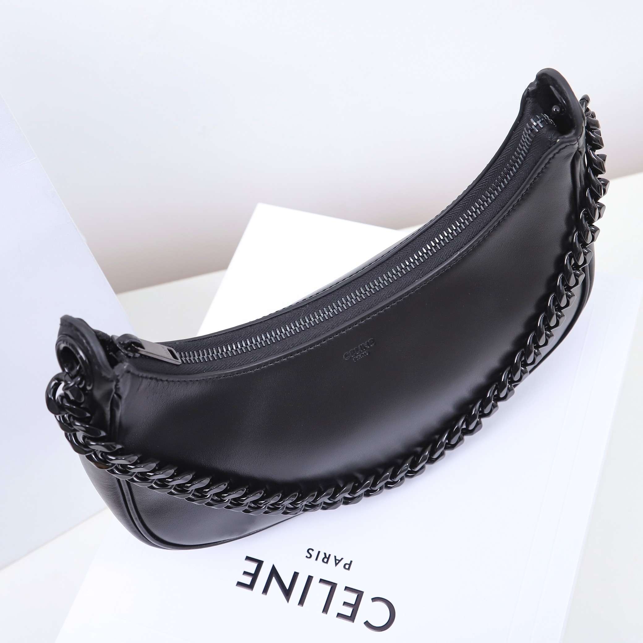 1:1 Replica Celine Ava Bag In Smooth Black For Women 9.8in/25cm - Image 5