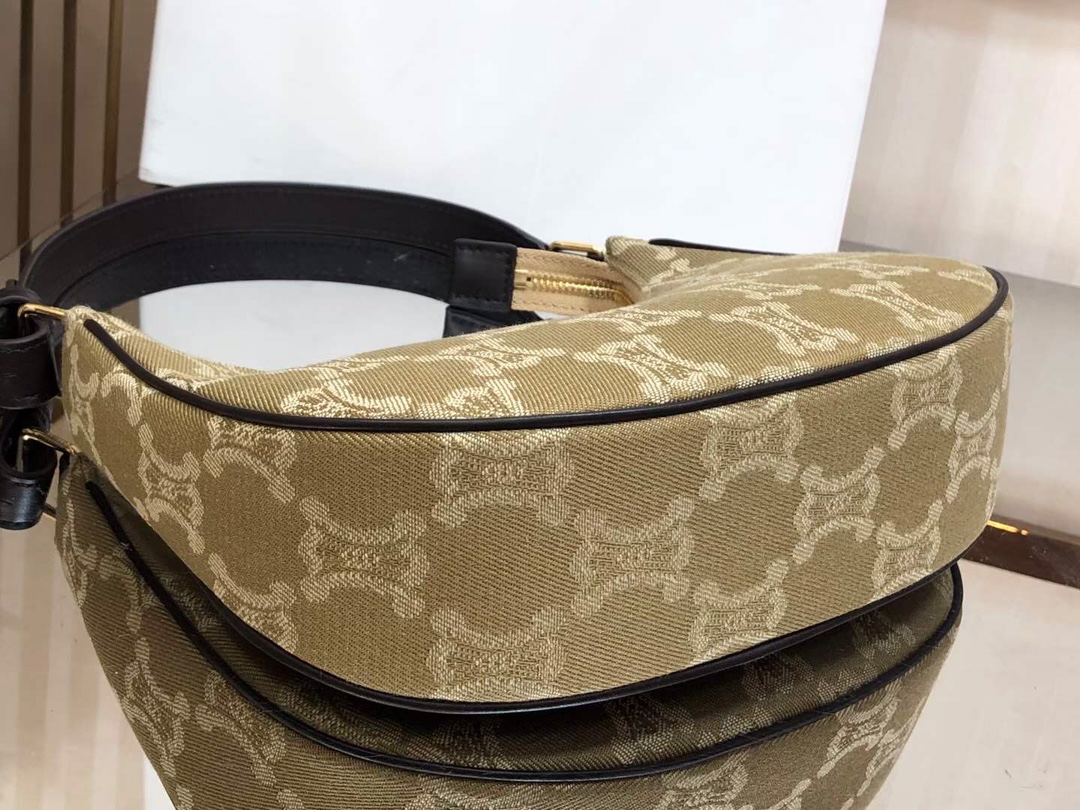 1:1 Replica Celine Ava Bag In Triomphe Canvas XL Beige For Women 9in/23cm - Image 3