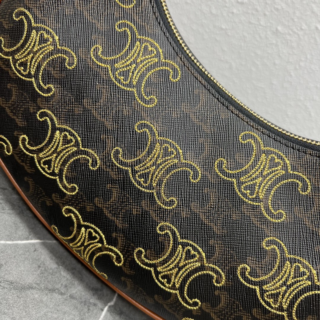 1:1 Replica Celine Ava Bag In Triomphe Canvas Xl Brown For Women 9in/23.5cm - Image 2