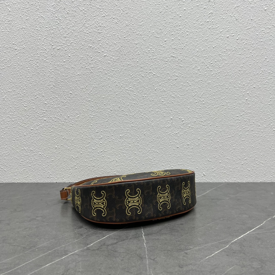 1:1 Replica Celine Ava Bag In Triomphe Canvas Xl Brown For Women 9in/23.5cm - Image 8