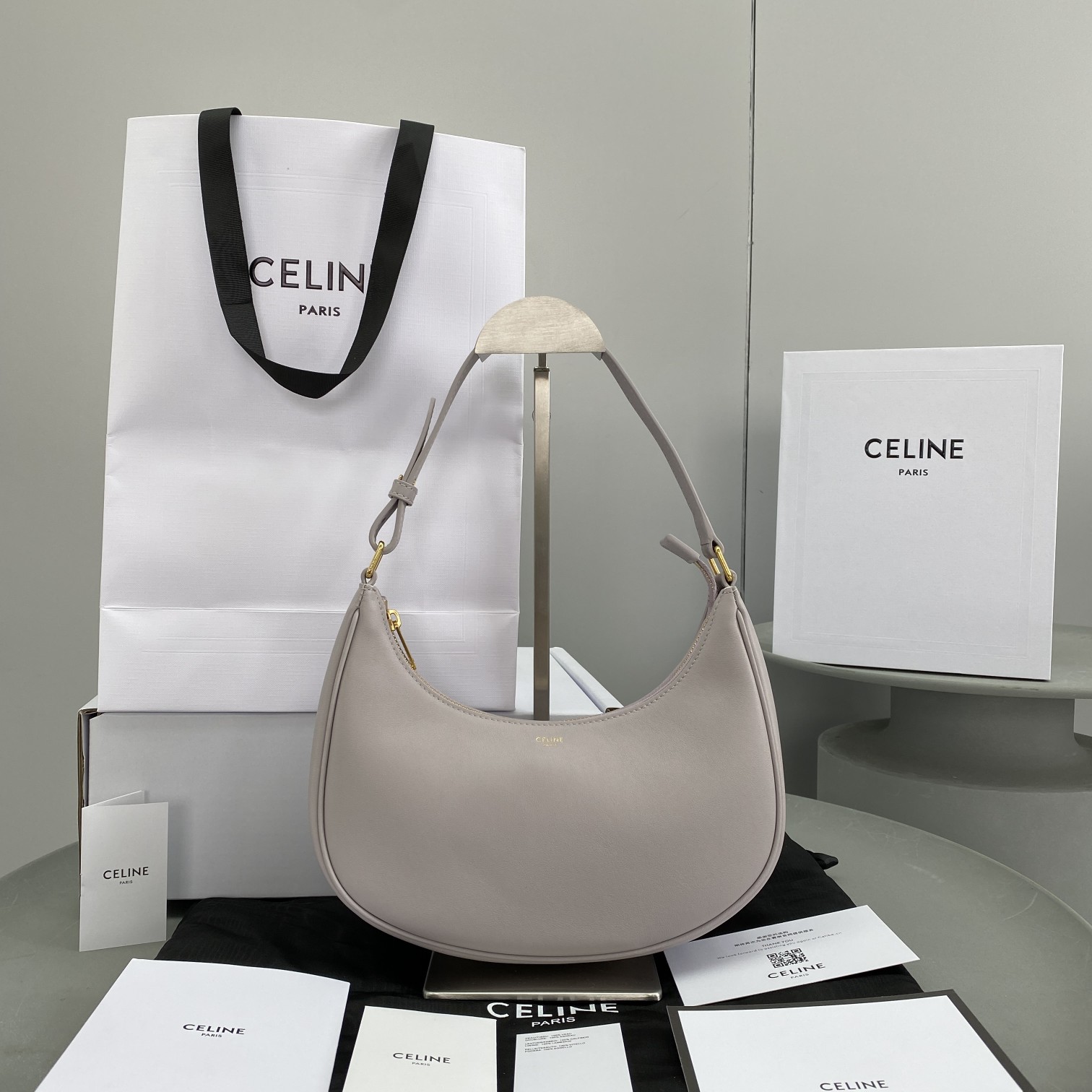 1:1 Replica Celine Ava Bag Peony For Women 9in/23.5cm 193953DGQ.24NY - Image 2