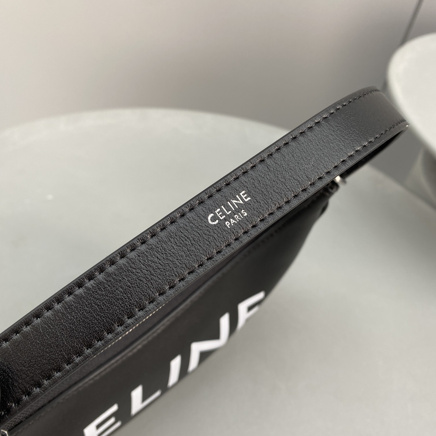 1:1 Replica Celine Ava Bag With Celine Print Black For Women 9in/23.5cm - Image 9