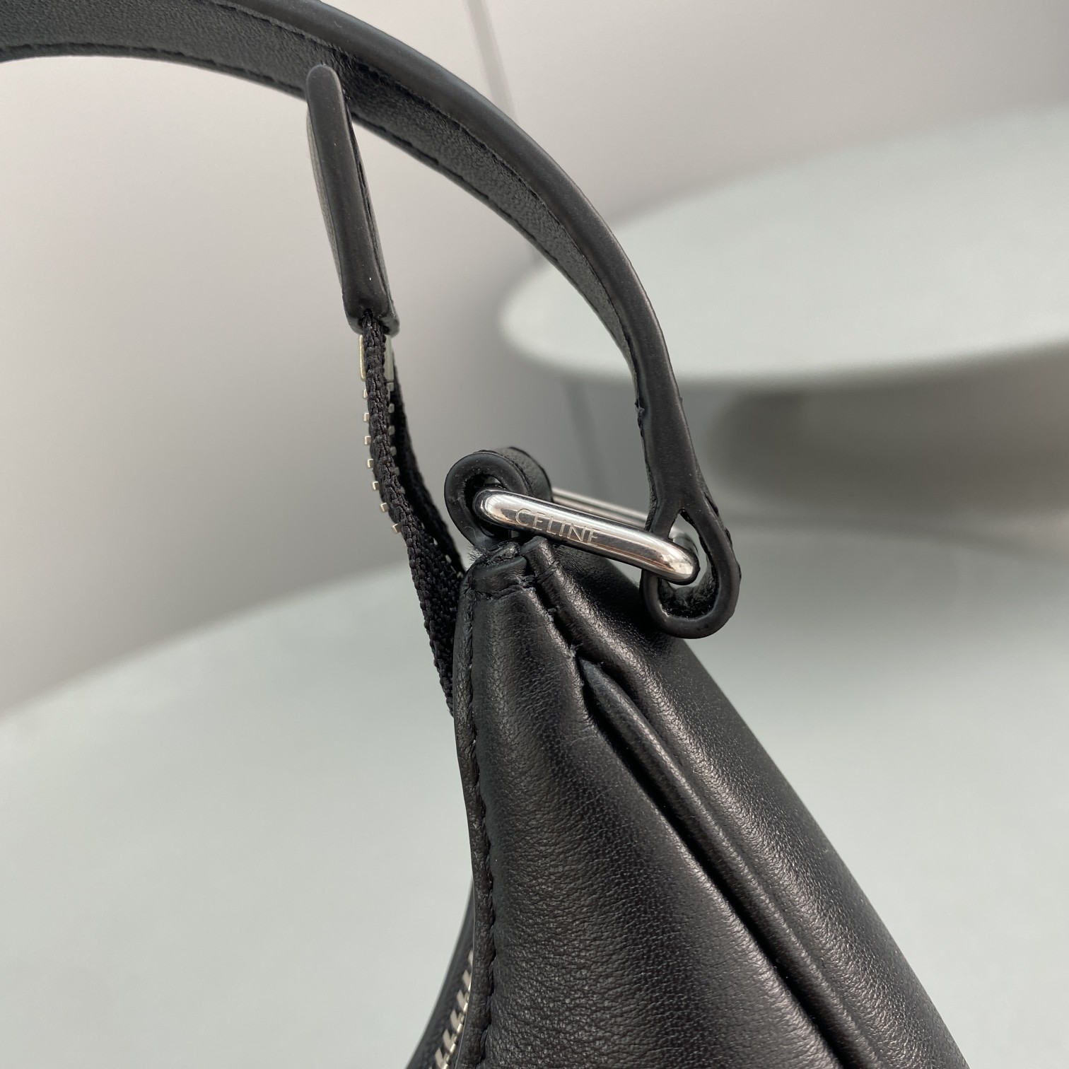 1:1 Replica Celine Ava Bag With Celine Print Black For Women 9in/23.5cm - Image 6