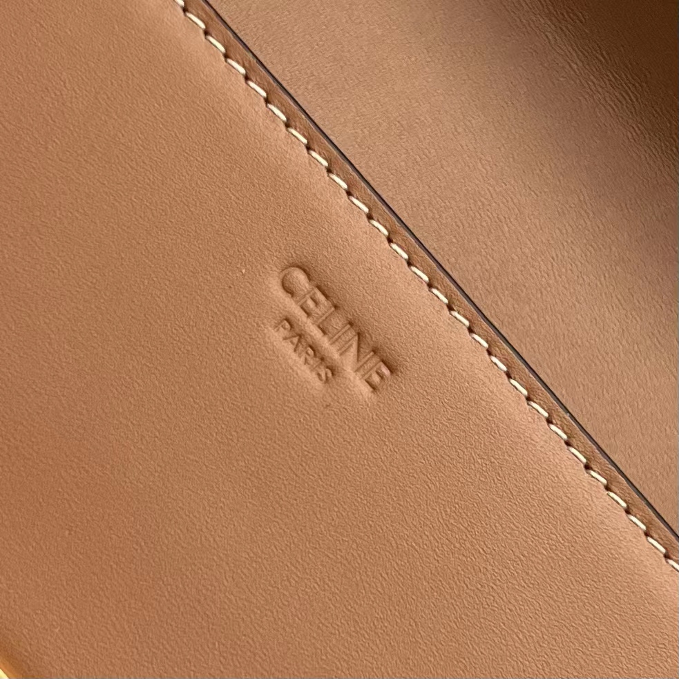 1:1 Replica Celine Box Triomphe Tan For Women 9in/22cm 199993BFN.04LU - Image 4