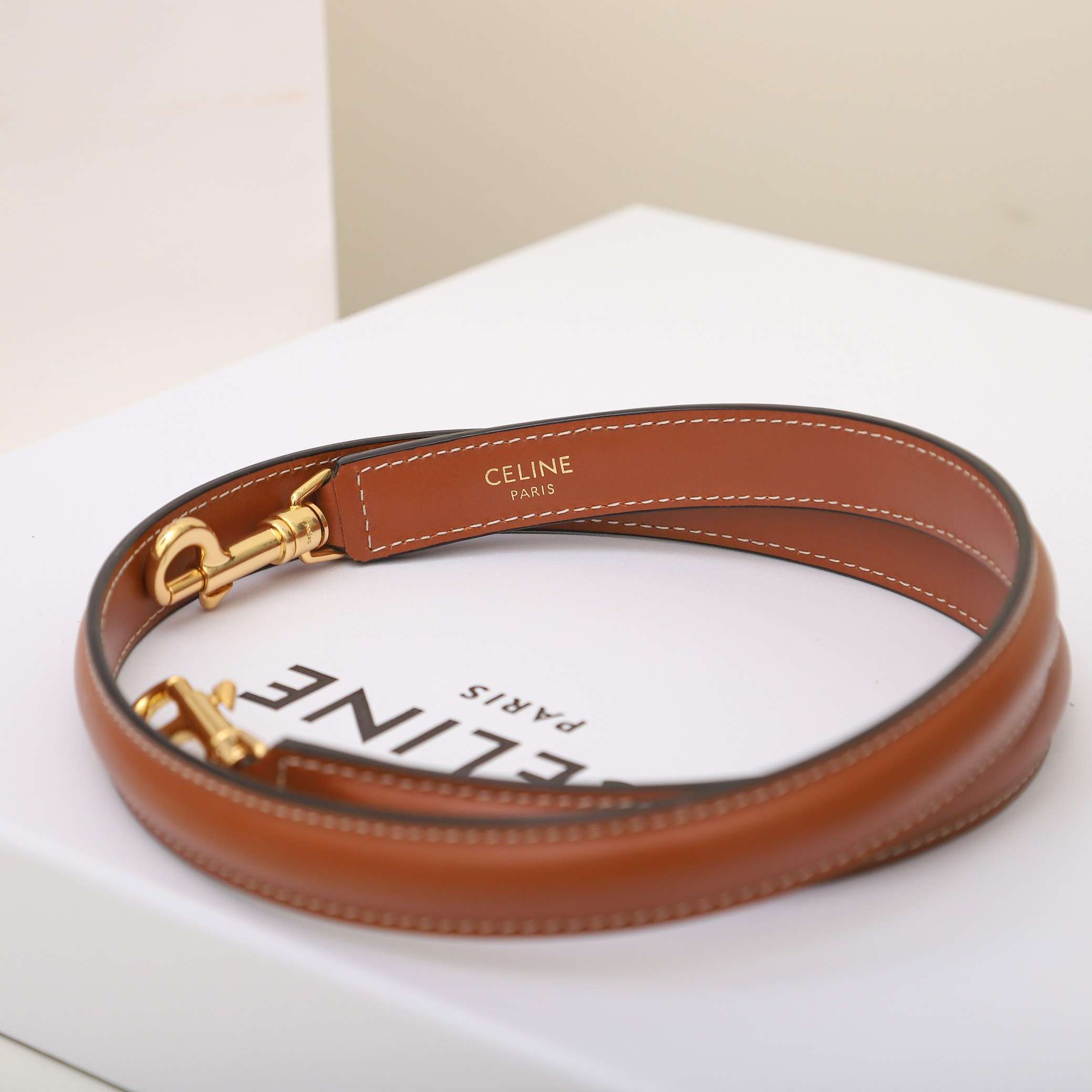 1:1 Replica Celine Bucket 16 Bag In Striped Textile Beige For Women 9.8in/25cm - Image 3