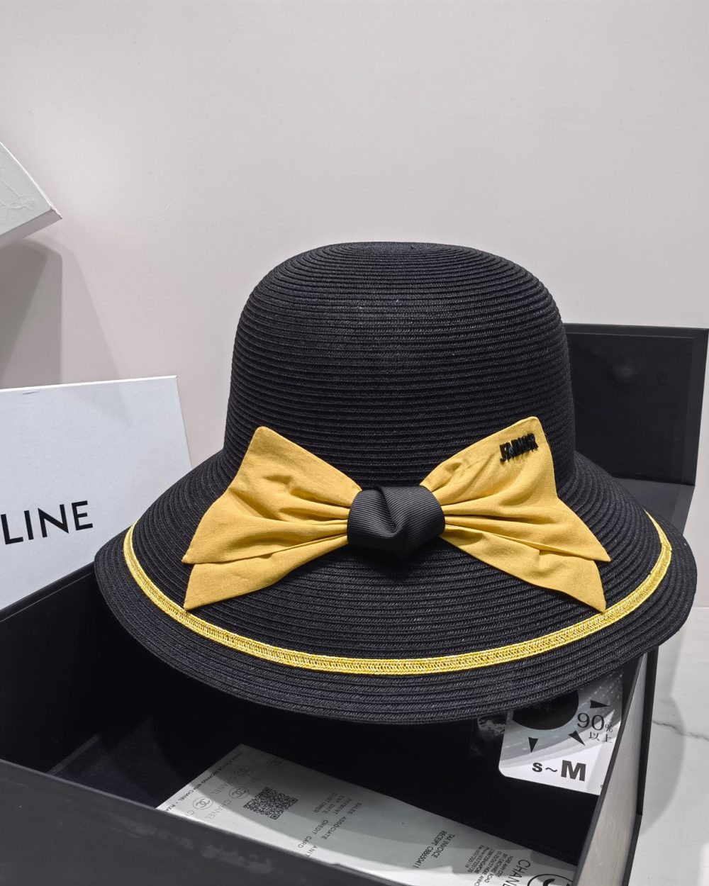 Celine Bucket Summer Hat Black Celine Hat