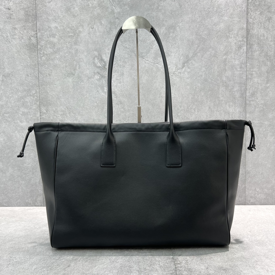 1:1 Replica Celine Cabas Drawstring Cuir Triomphe Black For Women 17in/44cm 199973DU3.38NO - Image 7