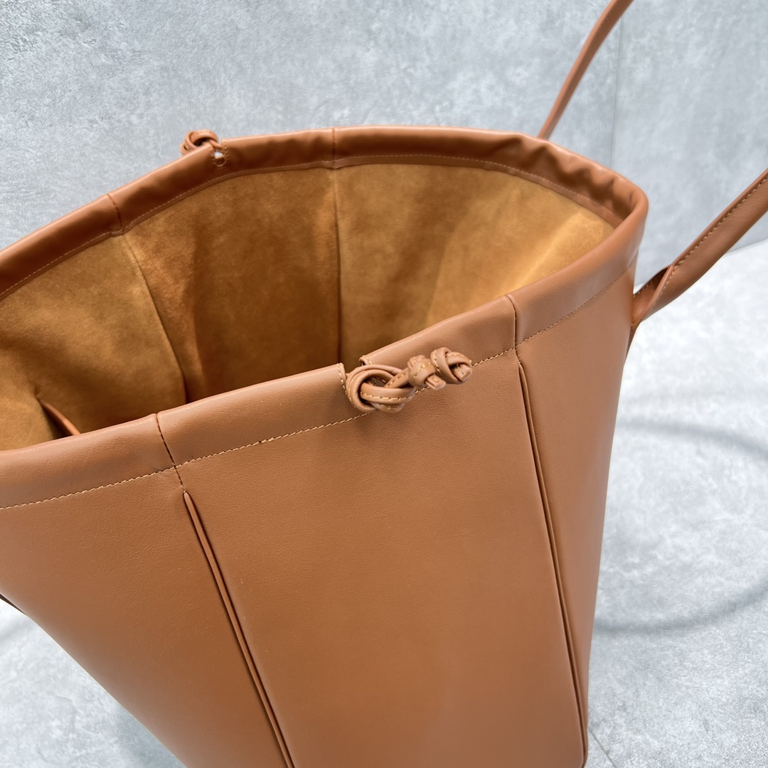 1:1 Replica Celine Cabas Drawstring Cuir Triomphe Tan For Women 17in/44cm 199973DU3.04LU - Image 7