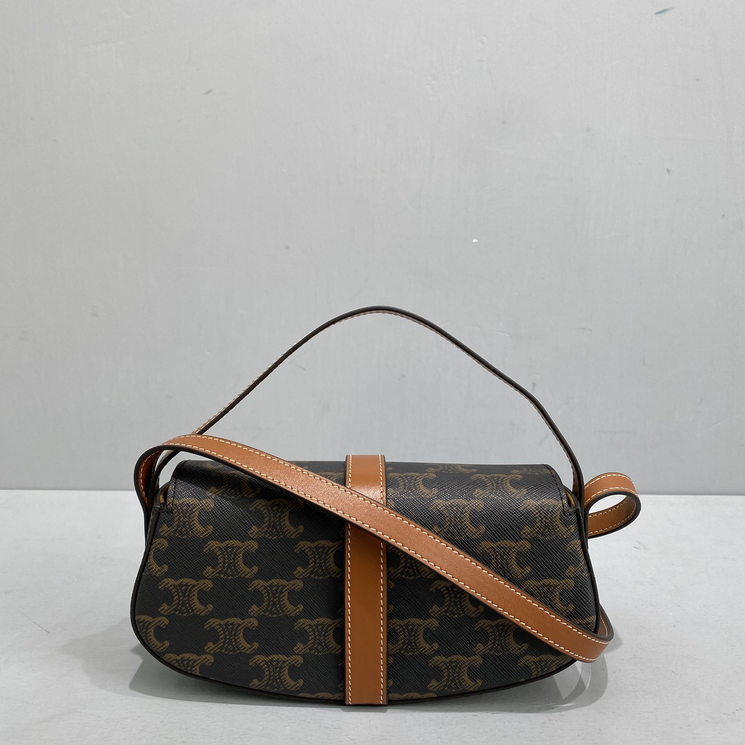 1:1 Replica Celine Casual Style Bridal Logo Brown For Women 7in/18cm 10I592DQ2.04LU - Image 5