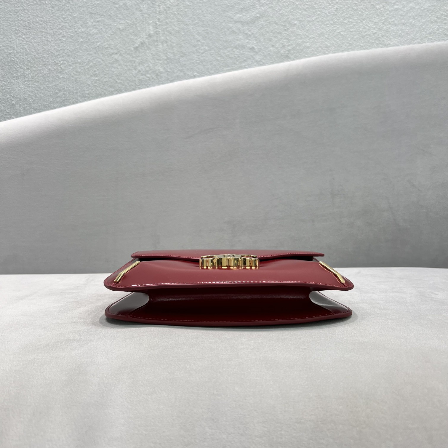 1:1 Replica Celine Chain Besace Triomphe Carmin For Women 10in/24.5cm 199273BF4.27CA - Image 6