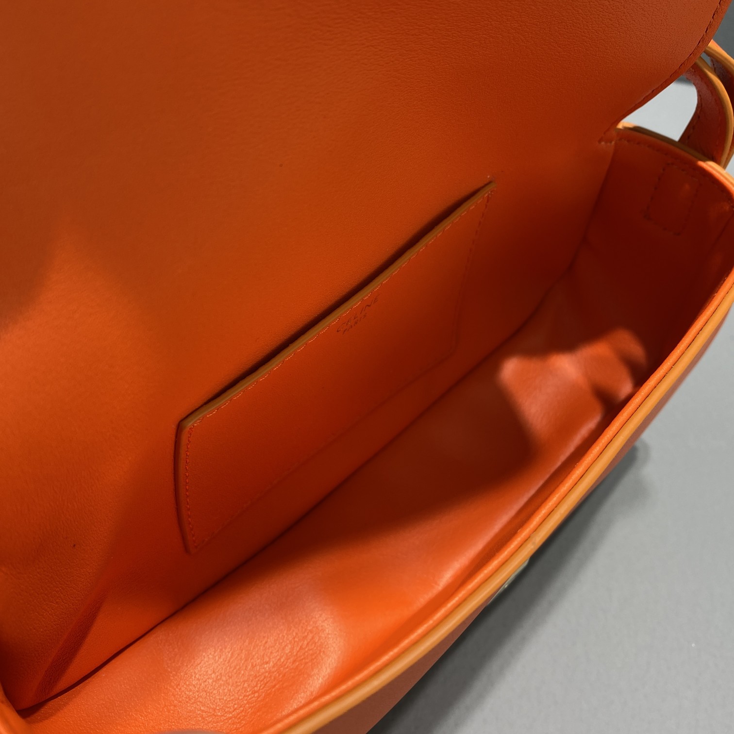 1:1 Replica Celine Clutch On Strap Orange For Women 7in/18cm - Image 7