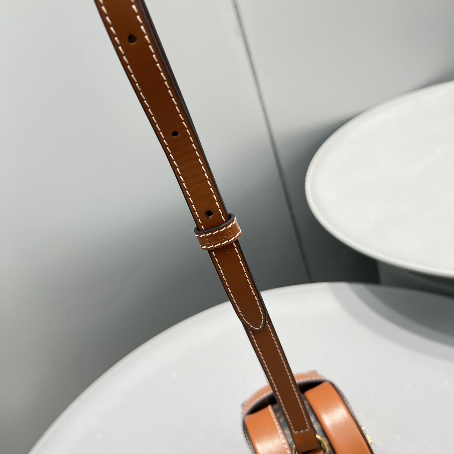 1:1 Replica Celine Heart Tambour In Triomphe Canvas Tan For Women 6in/15cm 198212BZJ.04LU - Image 3