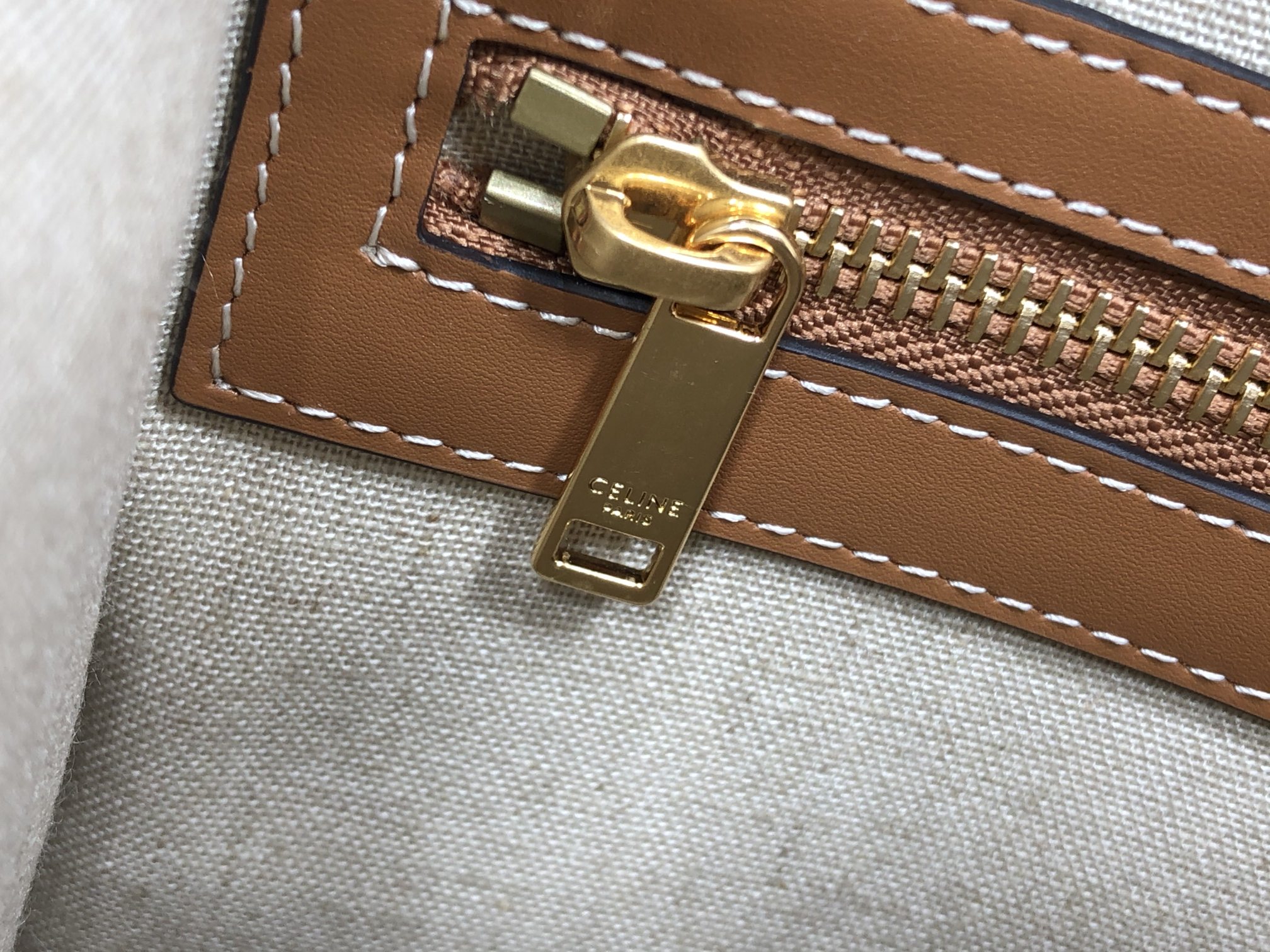 1:1 Replica Celine Horizontal Cabas In Textile With Triomphe Embroidery Denim For Women 17in/43cm - Image 5