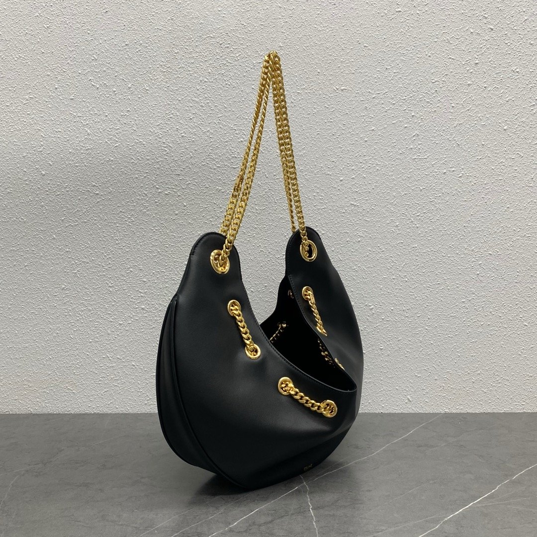 1:1 Replica Celine Large Ava Chain Black For Women 13in/33cm - Image 6