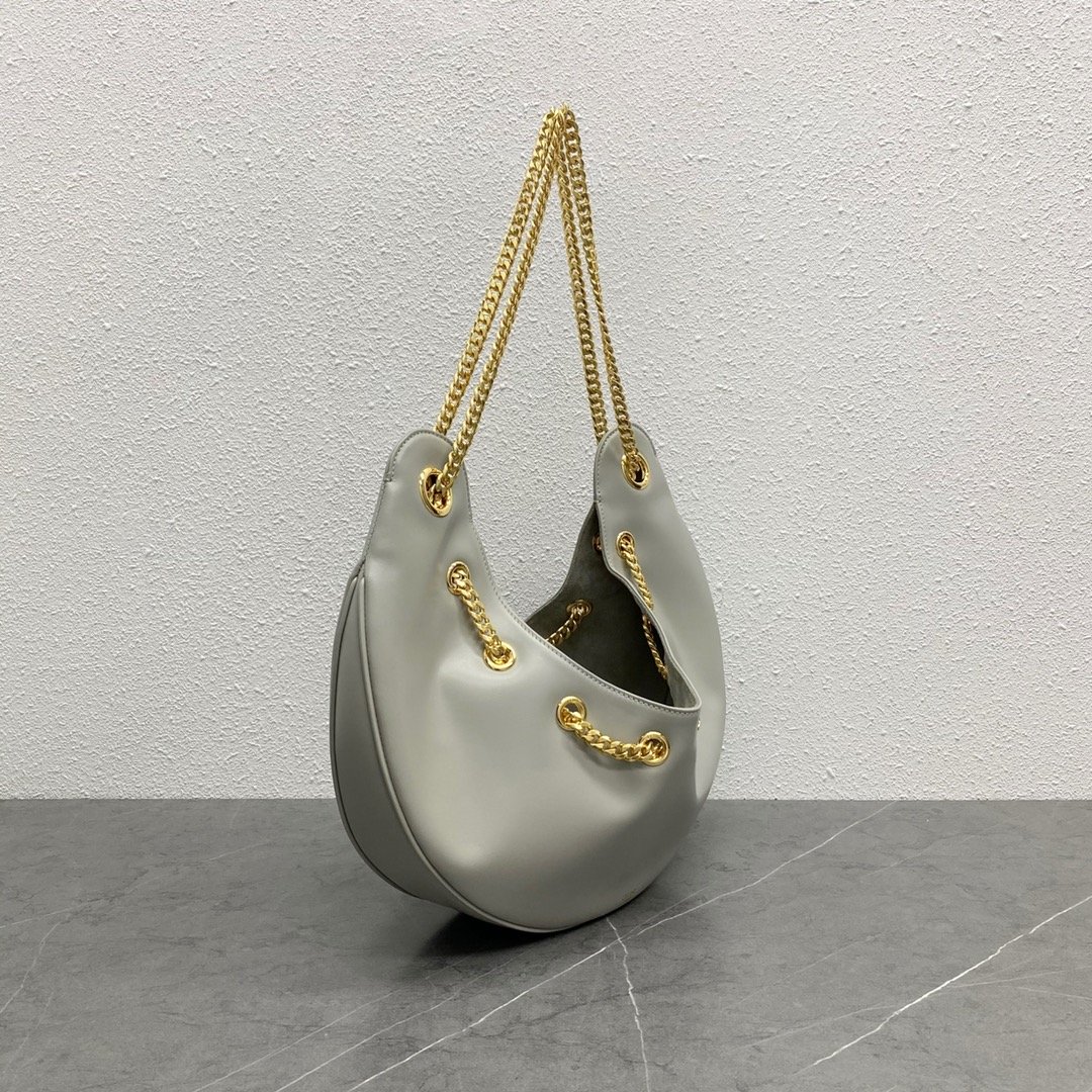 1:1 Replica Celine Large Ava Chain Grey For Women 13in/33cm - Image 7