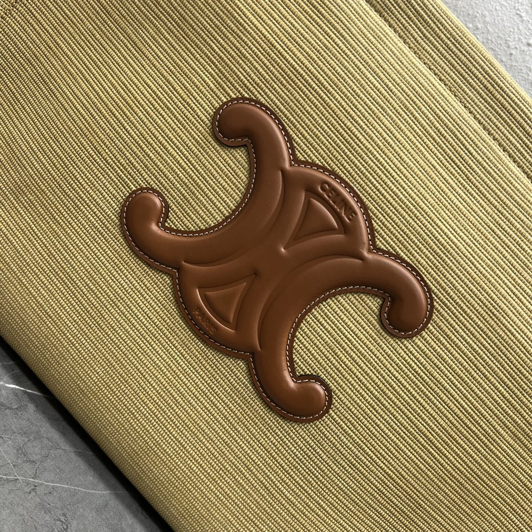 1:1 Replica Celine Large Cabas Thais In Textile Natural / Tan For Women 16in/41cm 196762DST.02NT - Image 3