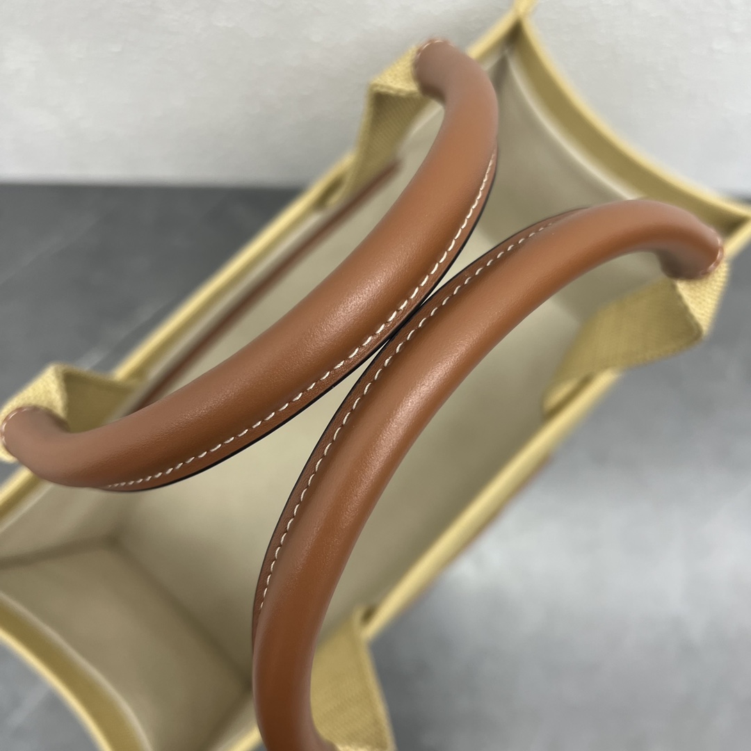 1:1 Replica Celine Large Cabas Thais In Textile Natural / Tan For Women 16in/41cm 196762DST.02NT - Image 7