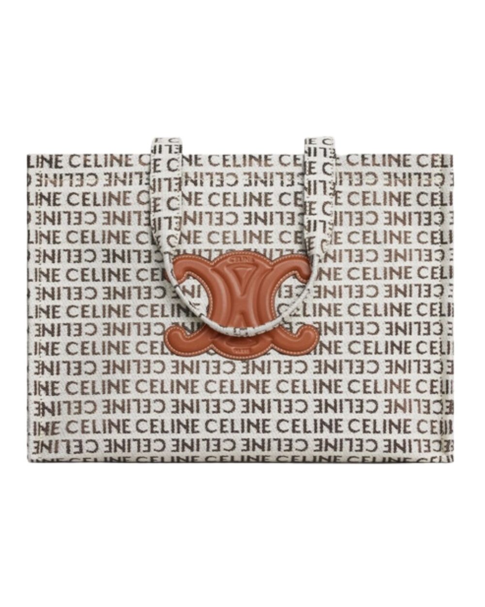 1:1 Replica Celine Large Cabas Thais In Textile With Celine All-Over Bags For Women 196762FEF.02NT- 40 Cm/ 16 Inches