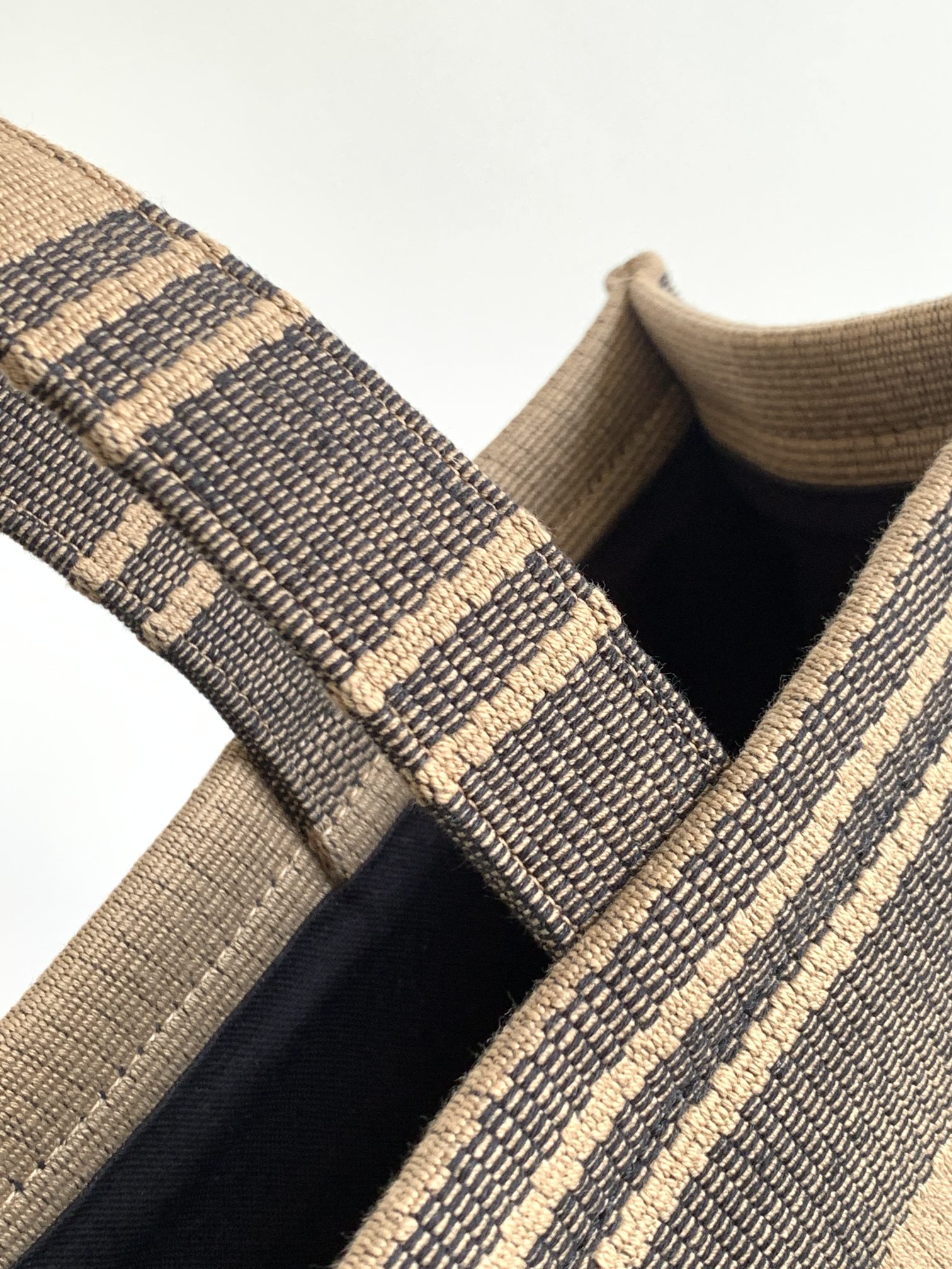 1:1 Replica Celine Large Cabas Thais In Textile With Triomphe Beige/Black For Women 16in/41cm 196762EGH.02BL - Image 8