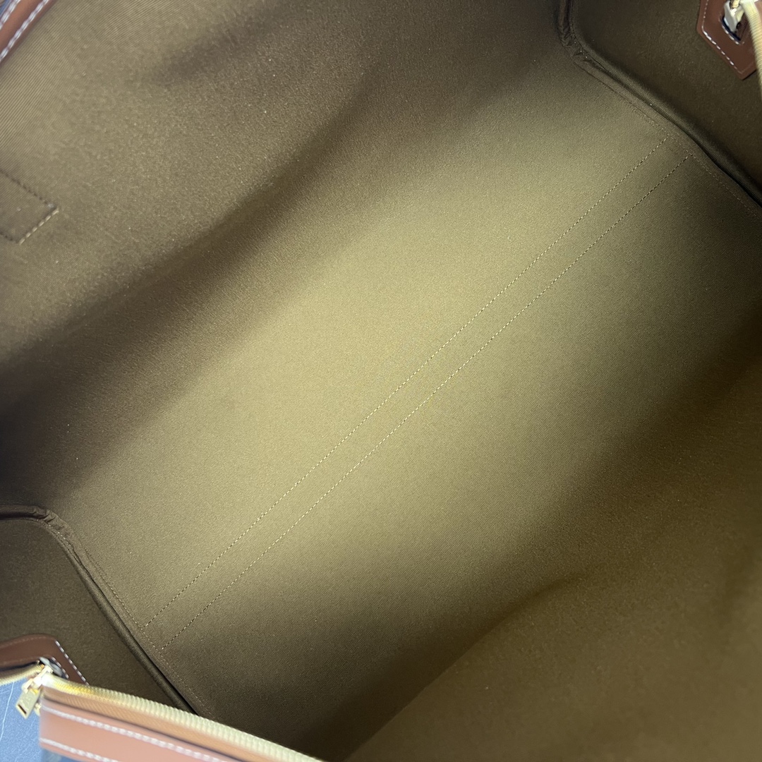 1:1 Replica Celine Large Voyage Bag In Triomphe Canvas With Celine Print Tan For Women 20in/50cm 191472BZK.04LU - Image 4