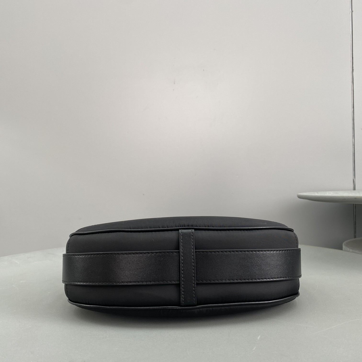 1:1 Replica Celine Medium Ava Bag With Celine Strap In Quilted Nylon Black For Women 9in/23cm 196972DLI.38SI - Image 2