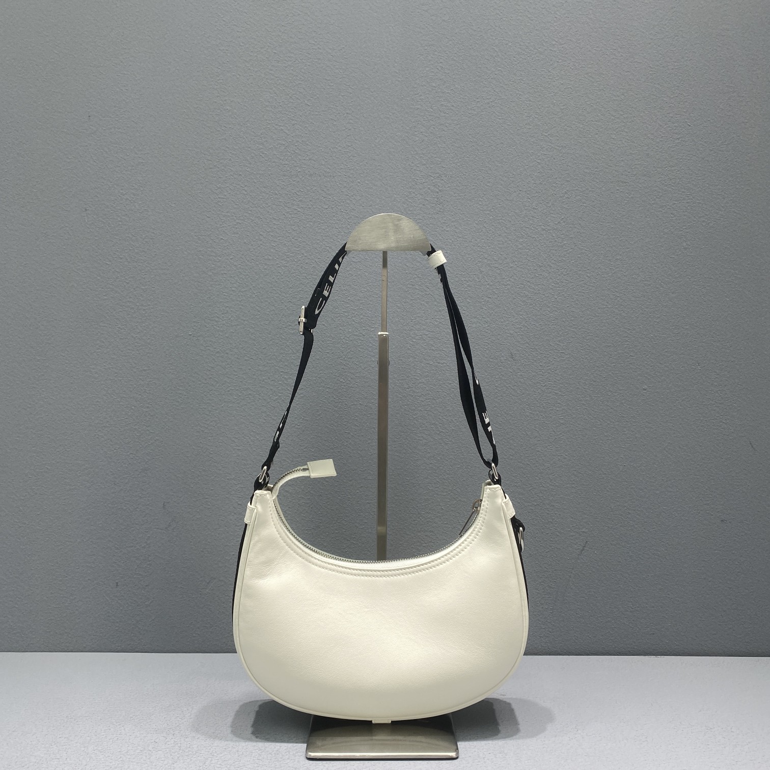 1:1 Replica Celine Medium Ava Bag With Celine Strap White For Women 9in/23cm