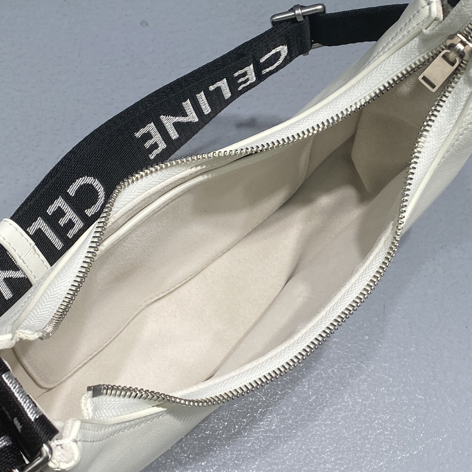 1:1 Replica Celine Medium Ava Bag With Celine Strap White For Women 9in/23cm - Image 4